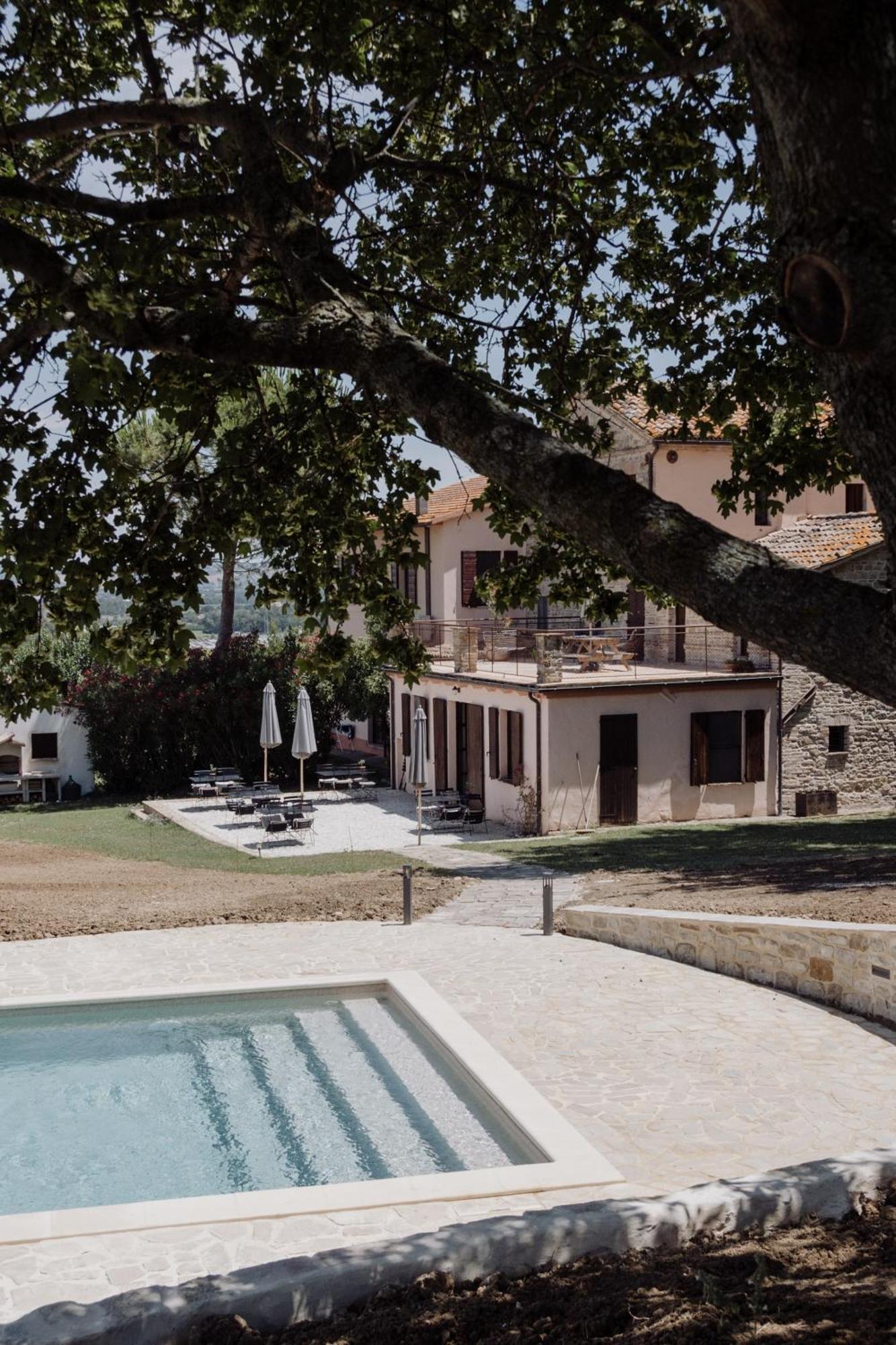 Agriturismo Qui Voglio Monte Roberto Bagian luar foto
